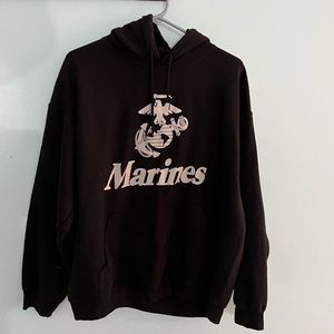 “Marine” Gildan Hoodie